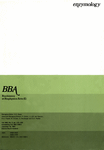 Go to journal home page - Biochimica et Biophysica Acta (BBA) - Enzymology